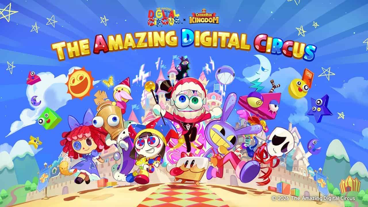 CookieRun Kingdom x The Amazing Digital Circus Collaboration Live Updated KV - Gamers Heroes