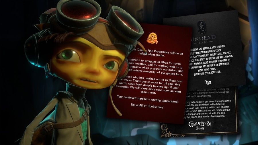 Compulsion Games, Double Fine, and Undead Labs Issue Departure Statements 1