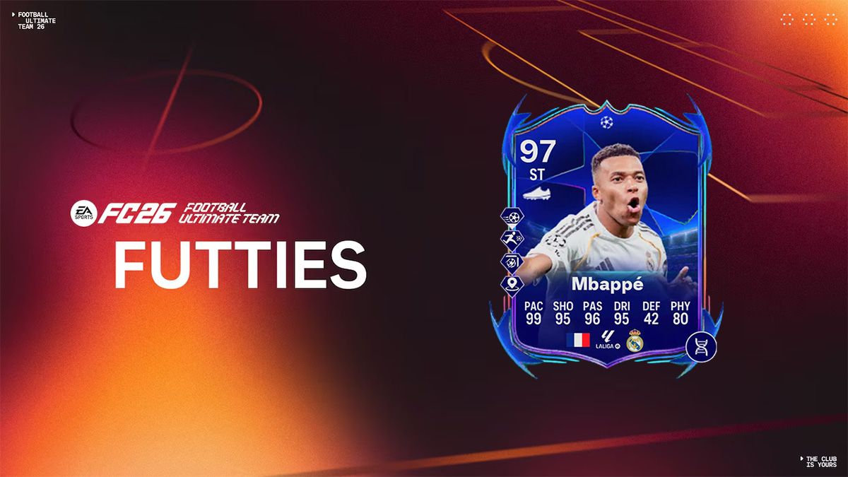 Kylian Mbappé, as seen in EA FC 26.