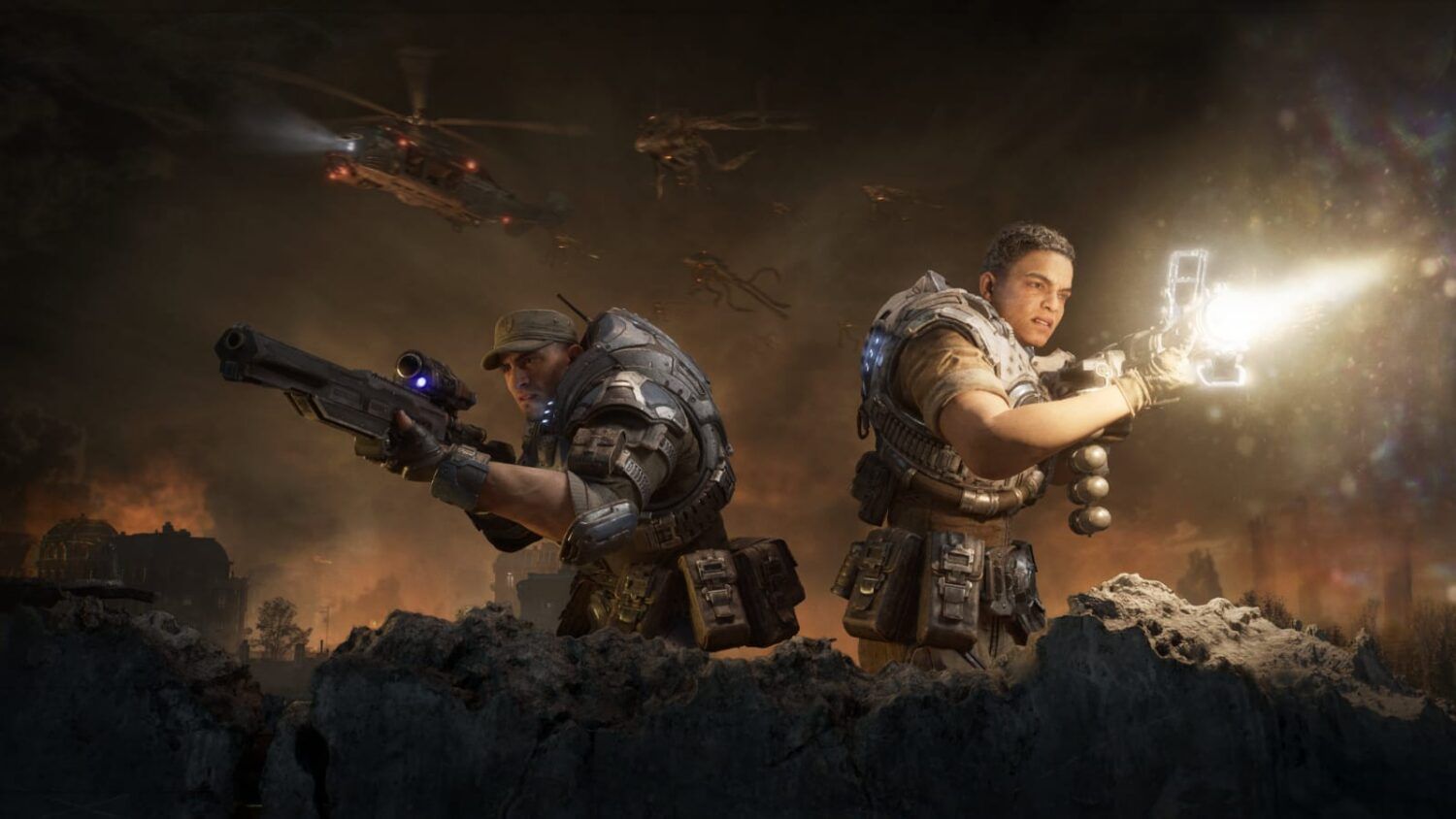 Uma nova tecnologia da The Coalition para o Gears of War: E-Day usa o SSD do Xbox Series S para compensar limitação de memória RAM.
