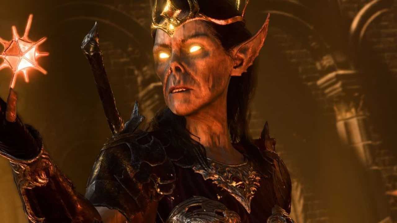 A Baldur's Gate 3 gameplay screenshot showing Hasbro Dungeons and Dragons in video game form