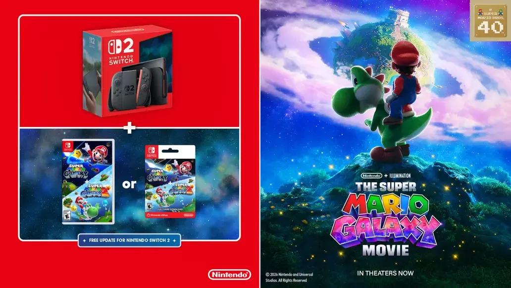 Nintendo to discount the Super Mario Galaxy games for new Switch 2 buyers