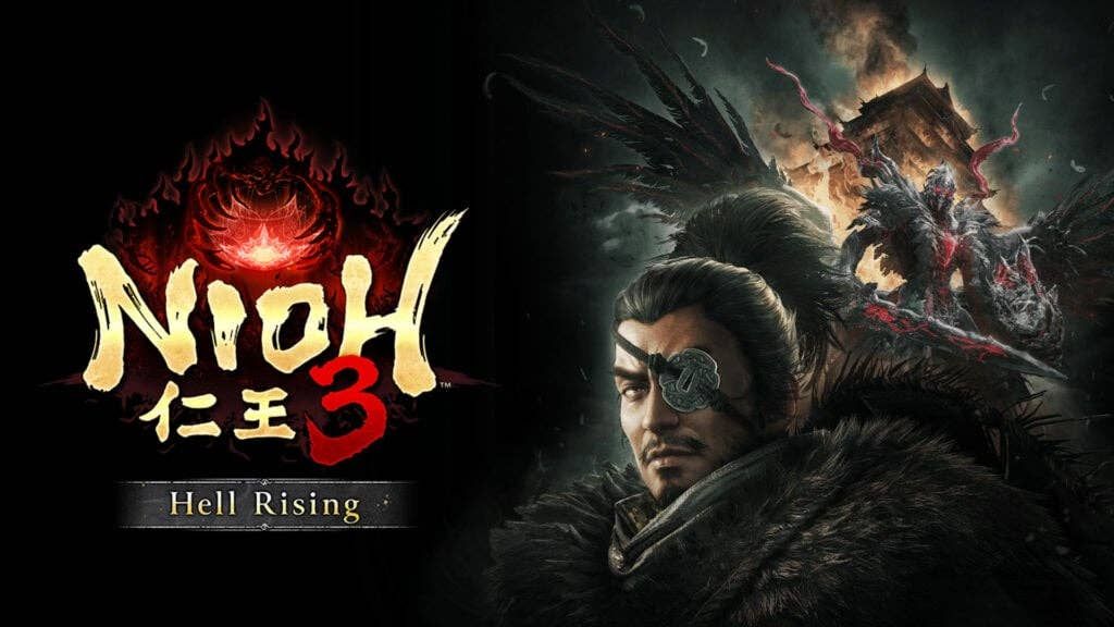 Nioh 3 DLC Hell Rising Key Art featuring Yagyu Jubei