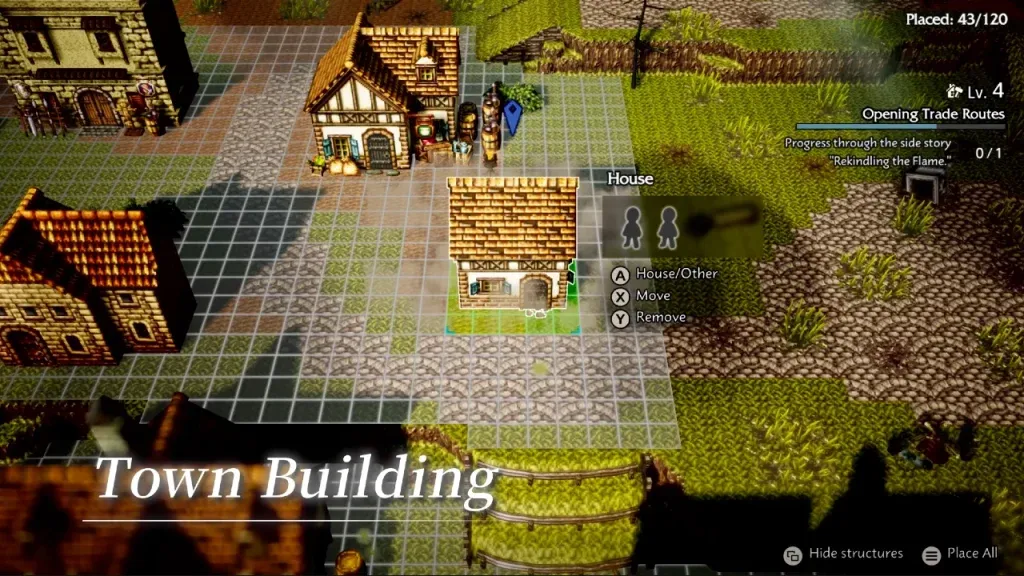 octopath traveler 0 town building