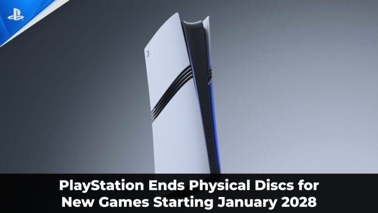 PlayStation Ends Physical Discs for New Games Starting January 2028