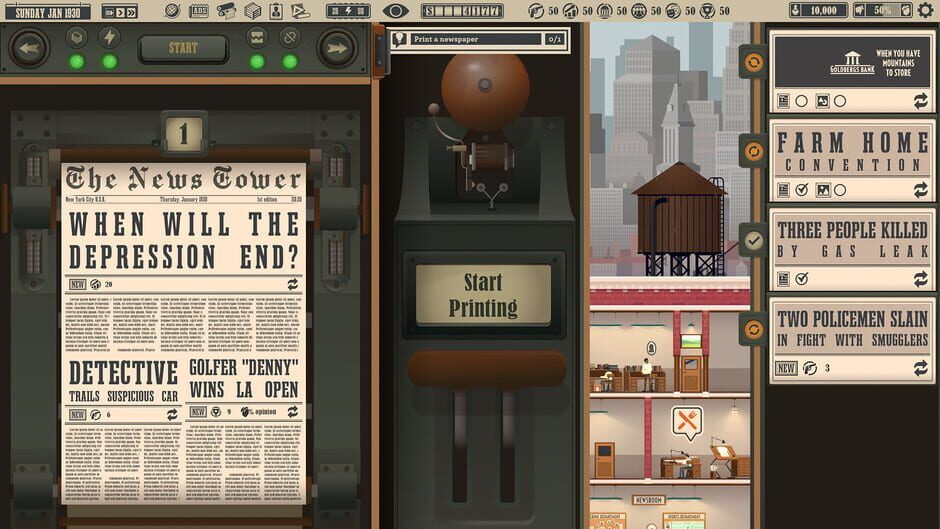News Tower Review – Ink, Ethics, and Elbow Room in the Best Newspaper Sim of the Year