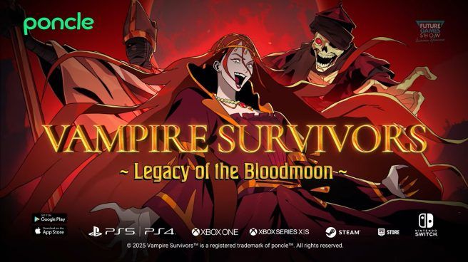 Vampire Survivors announces Legacy of the Blood Moon DLC